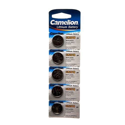 Батарейка таблетка CR2016 CAMELION BL-5, 5/10/50