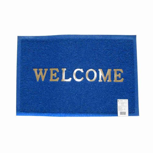 Коврик придверный 40*60см WELCOME пористый Синий, 1/10