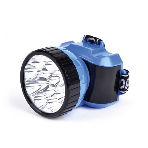 Фонарь налобный 12 диодов аккумуляторный 12 LED Smartbuy, синий, SBF-26-B, 1/120