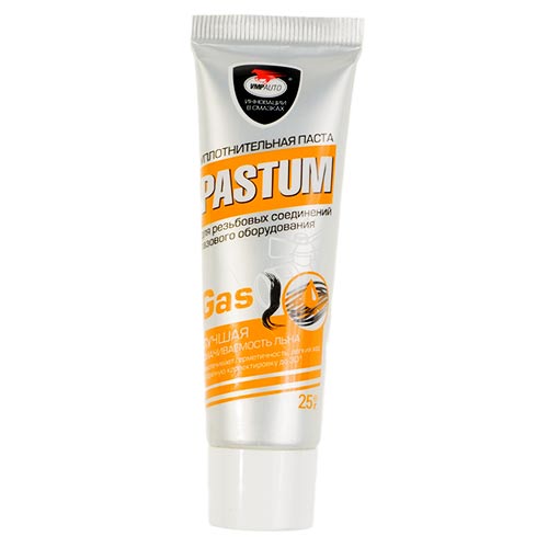 Паста сантехн. 25г PASTUM GAZ газ, 2/90