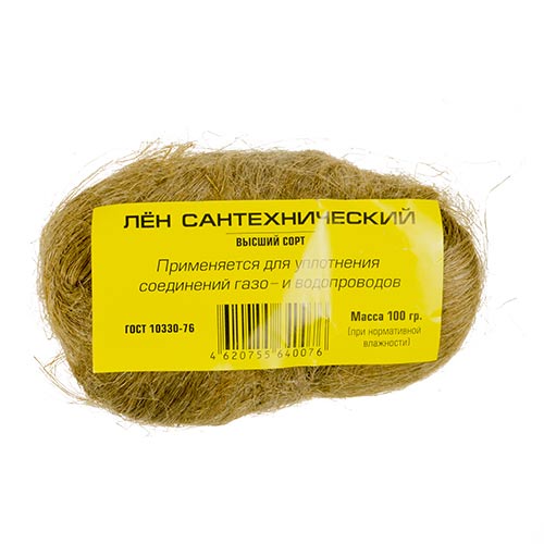 Лен сантехнич. 100гр, 1/100