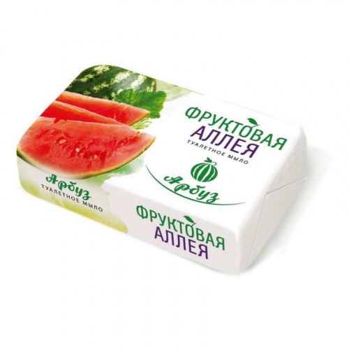 Мыло туалетное Фруктовая аллея 90г Арбуз, 8/104
